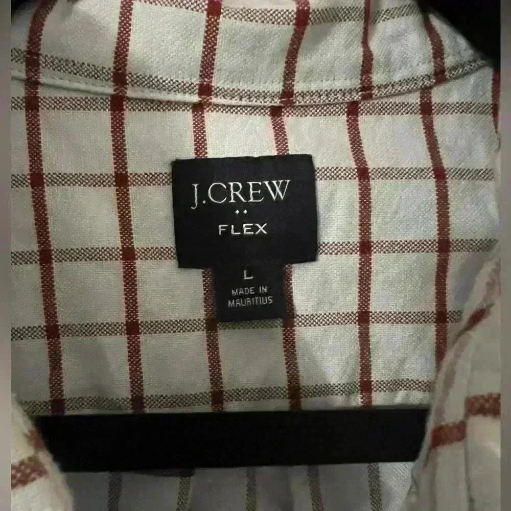 JCrew flex button down shirt size L (J133)